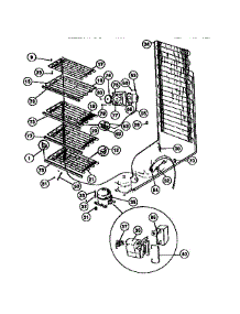 04 - System And Electrical Parts parts for Frigidaire Freezer WFU14M3AW0 from AppliancePartsPros.com