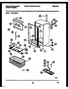 03 - Cabinet Parts parts for Frigidaire Freezer WFU16F5AW1 from AppliancePartsPros.com
