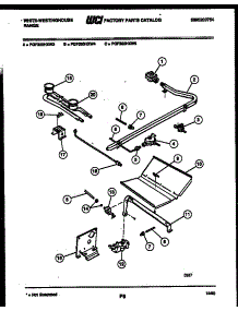 04 - Burner, Manifold And Gas Control parts for Frigidaire Range PGF300HXW3 from AppliancePartsPros.com