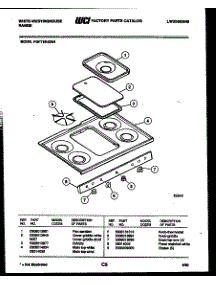 03 - Cooktop Parts parts for Frigidaire Range PGF716HXW4 from AppliancePartsPros.com