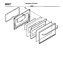 06 - Door parts for Frigidaire Range WGF337BBDA from AppliancePartsPros.com