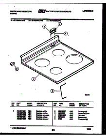 03 - Cooktop Parts parts for Frigidaire Range KF590HDW5 from AppliancePartsPros.com