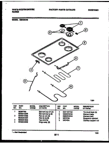 03 - Cooktop And Broiler Parts parts for Frigidaire Range KS540NKW3 from AppliancePartsPros.com