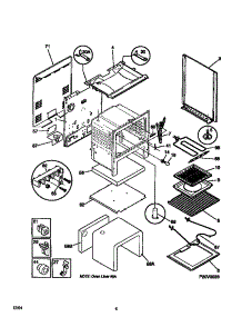 03 - Body parts for Frigidaire Range WEF322BAWA from AppliancePartsPros.com