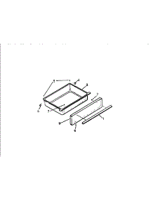 07 - Drawer parts for Frigidaire Range KS860GDK1 from AppliancePartsPros.com