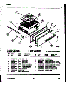 06 - Broiler Drawer Parts parts for Frigidaire Range PGF410HXD0 from AppliancePartsPros.com