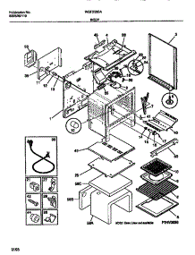 04 - Body parts for Frigidaire Range WGF353BADA from AppliancePartsPros.com