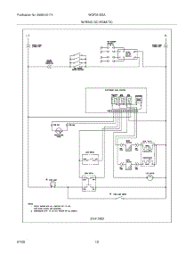 12 - Wiring Schematic parts for White Westinghouse Range WGF351ESA from AppliancePartsPros.com