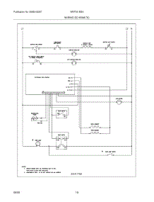 10 - Wiring Schematic parts for White Westinghouse Range WEF361ESA from AppliancePartsPros.com