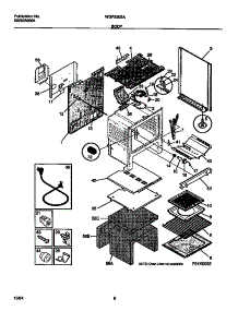 04 - Body parts for Frigidaire Range WGF353CASA from AppliancePartsPros.com