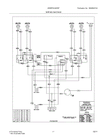 11 - Wiring Diagram parts for White Westinghouse Range WWEF3002KWF from AppliancePartsPros.com