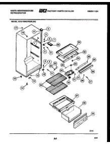 03 - Cabinet Parts parts for Frigidaire Refrigerator ACG130NLD0 from AppliancePartsPros.com