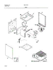 07 - Body parts for White Westinghouse Range WLF311SHDB from AppliancePartsPros.com