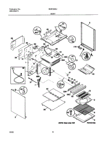 07 - Body parts for White Westinghouse Range WGF354BJDA from AppliancePartsPros.com