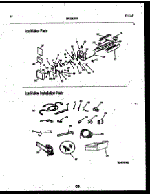 08 - Ice Maker And Installation Parts parts for Frigidaire Refrigerator ATG185NLD0 from AppliancePartsPros.com