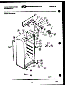 03 - Cabinet Parts parts for Frigidaire Refrigerator PRT173MCD0 from AppliancePartsPros.com