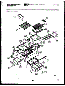 04 - Shelves And Supports parts for Frigidaire Refrigerator PRT217MCF1 from AppliancePartsPros.com