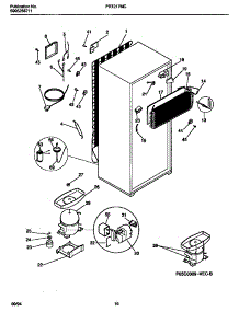 05 - Cooling System parts for Frigidaire Refrigerator PRT215MCD5 from AppliancePartsPros.com