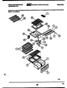 04 - Shelves And Supports parts for Frigidaire Refrigerator PRT154MCW1 from AppliancePartsPros.com