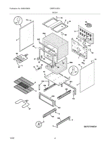 05 - Body parts for White Westinghouse Range CWEF310ES1 from AppliancePartsPros.com