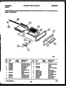 04 - Broiler Drawer Parts parts for Frigidaire Range CP302BP2Y1 from AppliancePartsPros.com