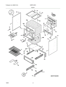 05 - Body parts for White Westinghouse Range CWEF312ES1 from AppliancePartsPros.com