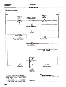 06 - Wiring Diagram parts for Frigidaire Range WEF322SAWA from AppliancePartsPros.com