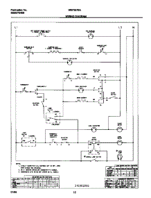 07 - Wiring Diagram parts for Frigidaire Range WEF357BAWC from AppliancePartsPros.com
