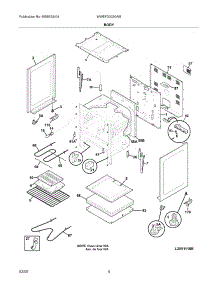 05 - Body parts for White Westinghouse Range WWEF3002KWB from AppliancePartsPros.com
