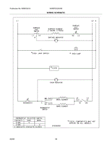 10 - Wiring Schematic parts for White Westinghouse Range WWEF3002KWB from AppliancePartsPros.com