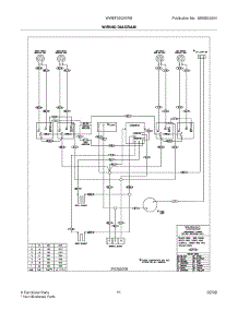 11 - Wiring Diagram parts for White Westinghouse Range WWEF3002KWB from AppliancePartsPros.com