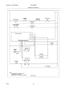 10 - Wiring Schematic parts for White Westinghouse Range WEF360ESB from AppliancePartsPros.com