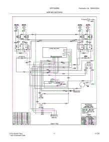 11 - Wiring Diagram parts for White Westinghouse Range WEF360ESB from AppliancePartsPros.com