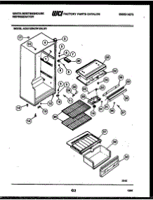 03 - Cabinet Parts parts for Frigidaire Refrigerator ACG133NLW1 from AppliancePartsPros.com
