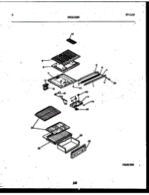 05 - Shelves And Supports parts for Frigidaire Refrigerator ATG130NLD0 from AppliancePartsPros.com