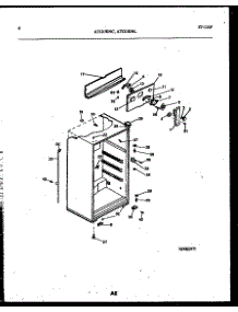 04 - Cabinet Parts parts for Frigidaire Refrigerator ATG150NLW2 from AppliancePartsPros.com