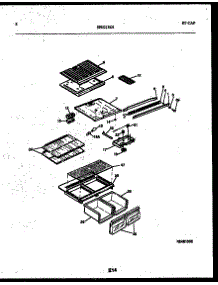 05 - Shelves And Supports parts for Frigidaire Refrigerator ATG180VNLW0 from AppliancePartsPros.com