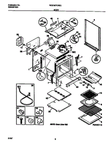 04 - Body parts for Frigidaire Range WGF357CBSC from AppliancePartsPros.com