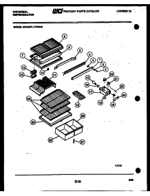 04 - Shelves And Supports parts for Frigidaire Refrigerator GTL175HH0 from AppliancePartsPros.com