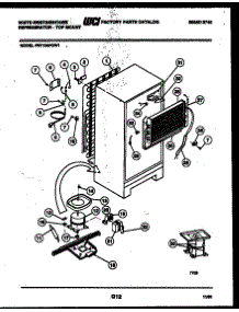 05 - System And Automatic Defrost Parts parts for Frigidaire Refrigerator PRT134PCW1 from AppliancePartsPros.com