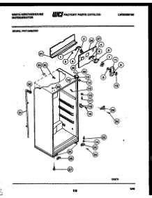 03 - Cabinet Parts parts for Frigidaire Refrigerator PRT154MCW0 from AppliancePartsPros.com