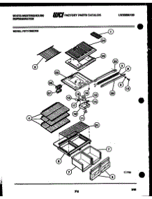04 - Shelves And Supports parts for Frigidaire Refrigerator PRT173MCW0 from AppliancePartsPros.com