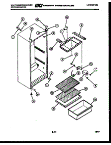 03 - Cabinet Parts parts for Frigidaire Refrigerator RC131GCD9 from AppliancePartsPros.com