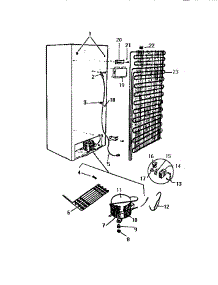 07 - Cooling System parts for Frigidaire Refrigerator RS192GCV2 from AppliancePartsPros.com