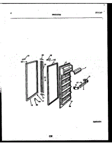 03 - Refrigerator Door Parts parts for Frigidaire Refrigerator RS227NCH0 from AppliancePartsPros.com
