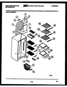 05 - Shelves And Supports parts for Frigidaire Refrigerator RS220MCH1 from AppliancePartsPros.com