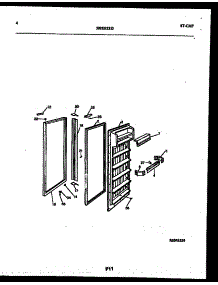 03 - Refrigerator Door Parts parts for Frigidaire Refrigerator RS227MCD2 from AppliancePartsPros.com