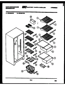 05 - Shelves And Supports parts for Frigidaire Refrigerator RS196GCH2 from AppliancePartsPros.com