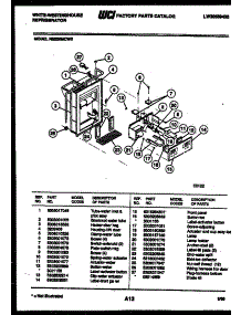 07 - Ice Door, Dispenser And Water Tank parts for Frigidaire Refrigerator RS220MCD0 from AppliancePartsPros.com