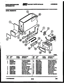 08 - Ice Dispenser parts for Frigidaire Refrigerator RS220MCD0 from AppliancePartsPros.com